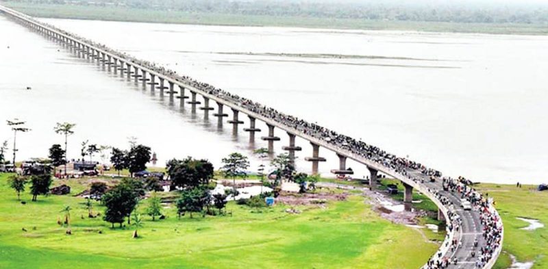 Hazarika Bridge in India