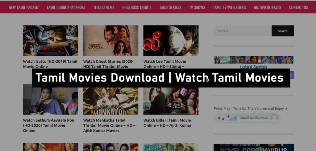 Tamilcrow Tamil Movies Download